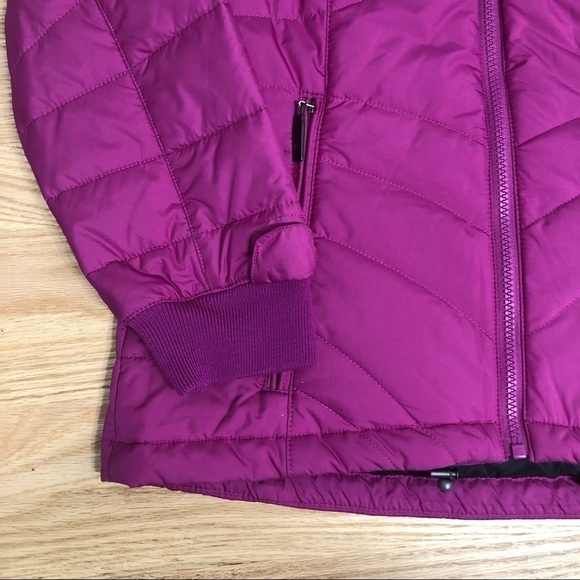 Schoffel Puffer Down Purple Jacket Sz XS Hoodless Full Zip Women’s - Picture 3 of 8